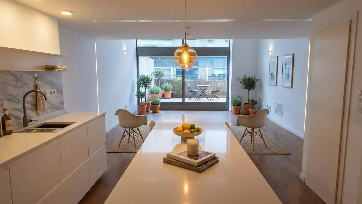 Kitchen of Lofts for sale in  Valencia Capital  with Air Conditioner, Balcony and Community pool