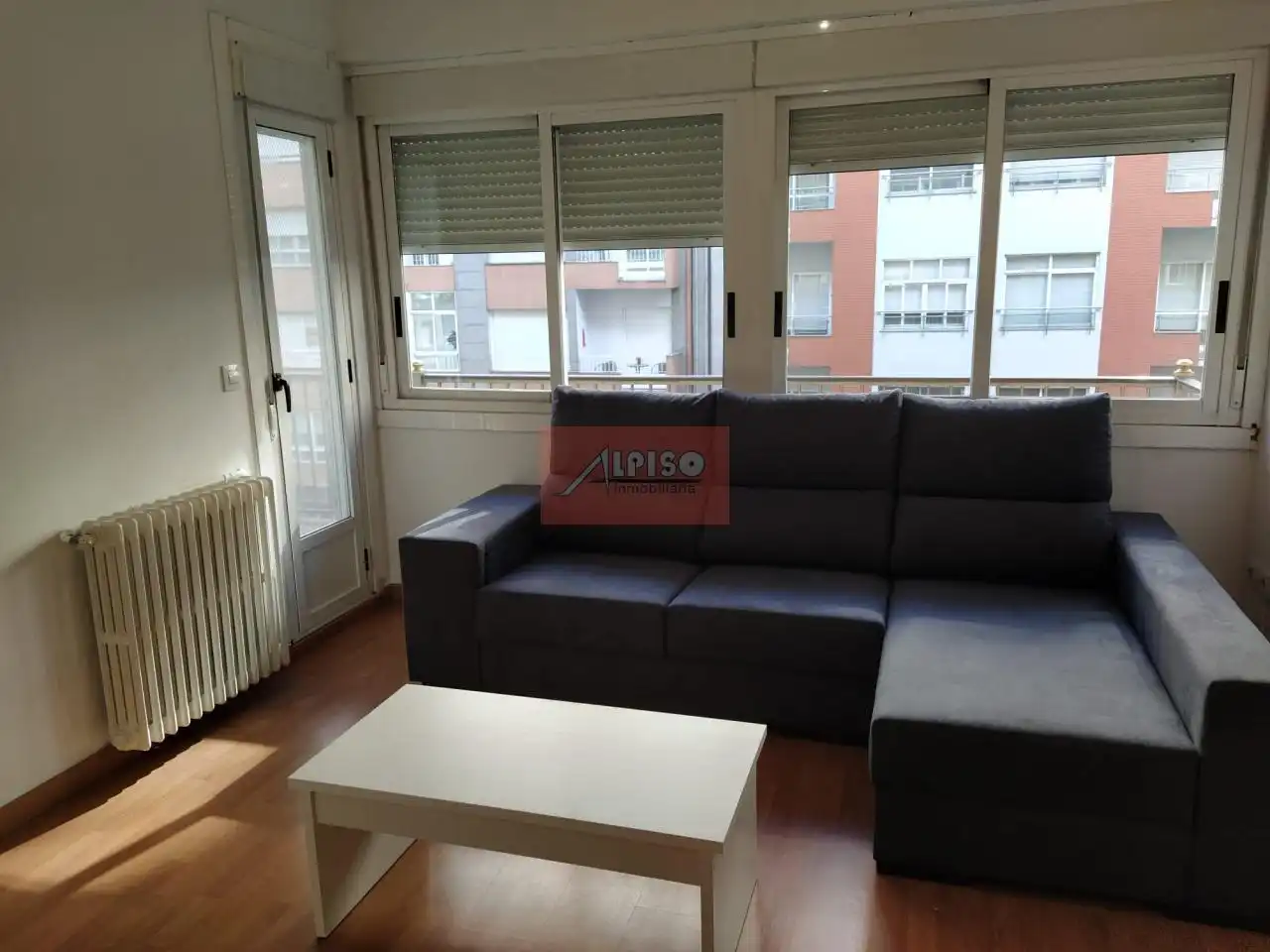 Sala de estar de Piso de alquiler en Ourense Capital  con Calefacción, Amueblado y Balcón