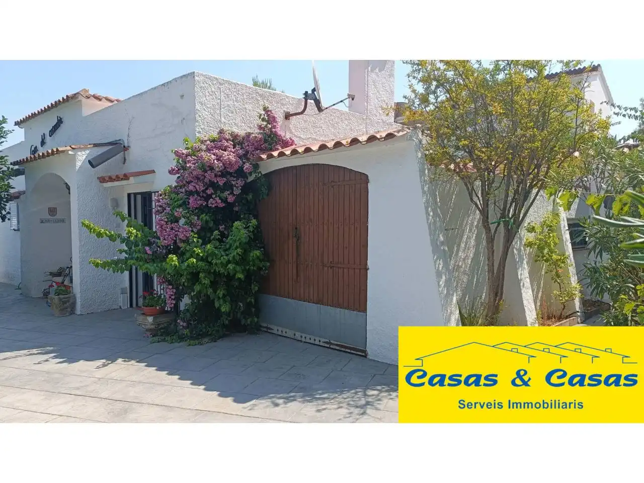 Vista exterior de Casa o chalet en venta en L'Escala con Aire acondicionado, Jardín privado y Terraza