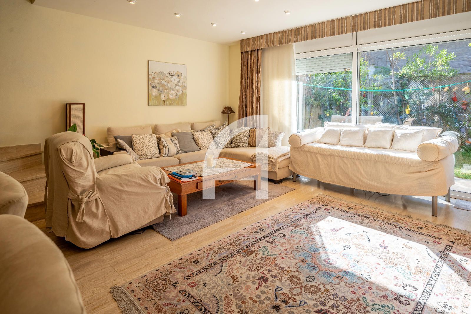 Living room of Single-family semi-detached for sale in Molins de Rei  with Air Conditioner, Heating and Private garden