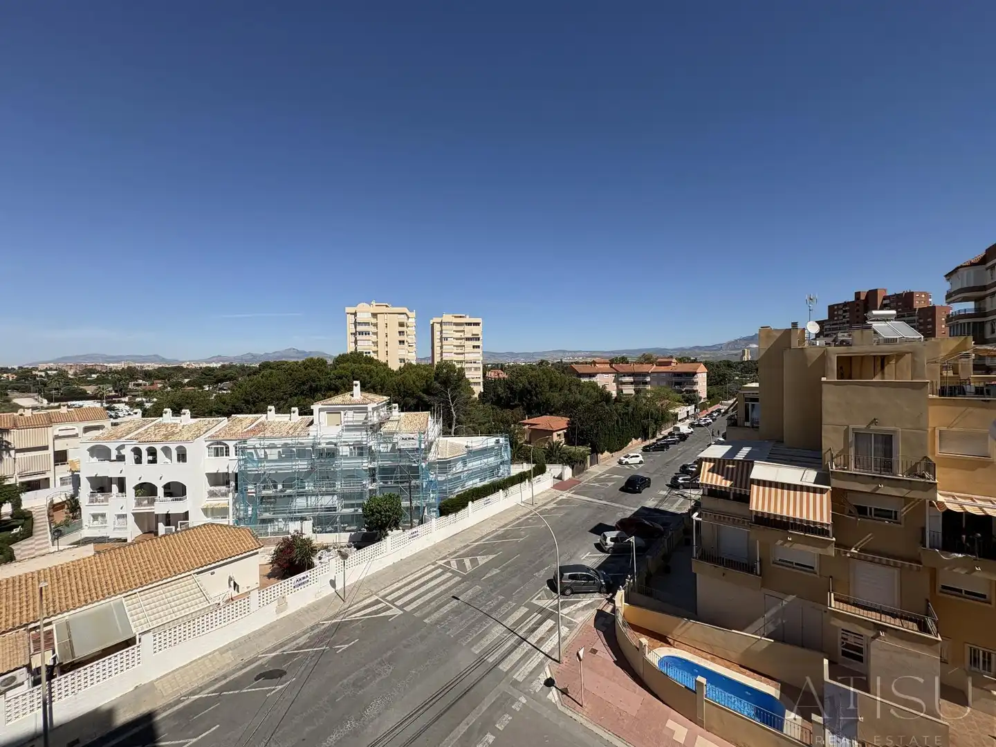 Exterior view of Flat for sale in El Campello  with Air Conditioner and Community pool