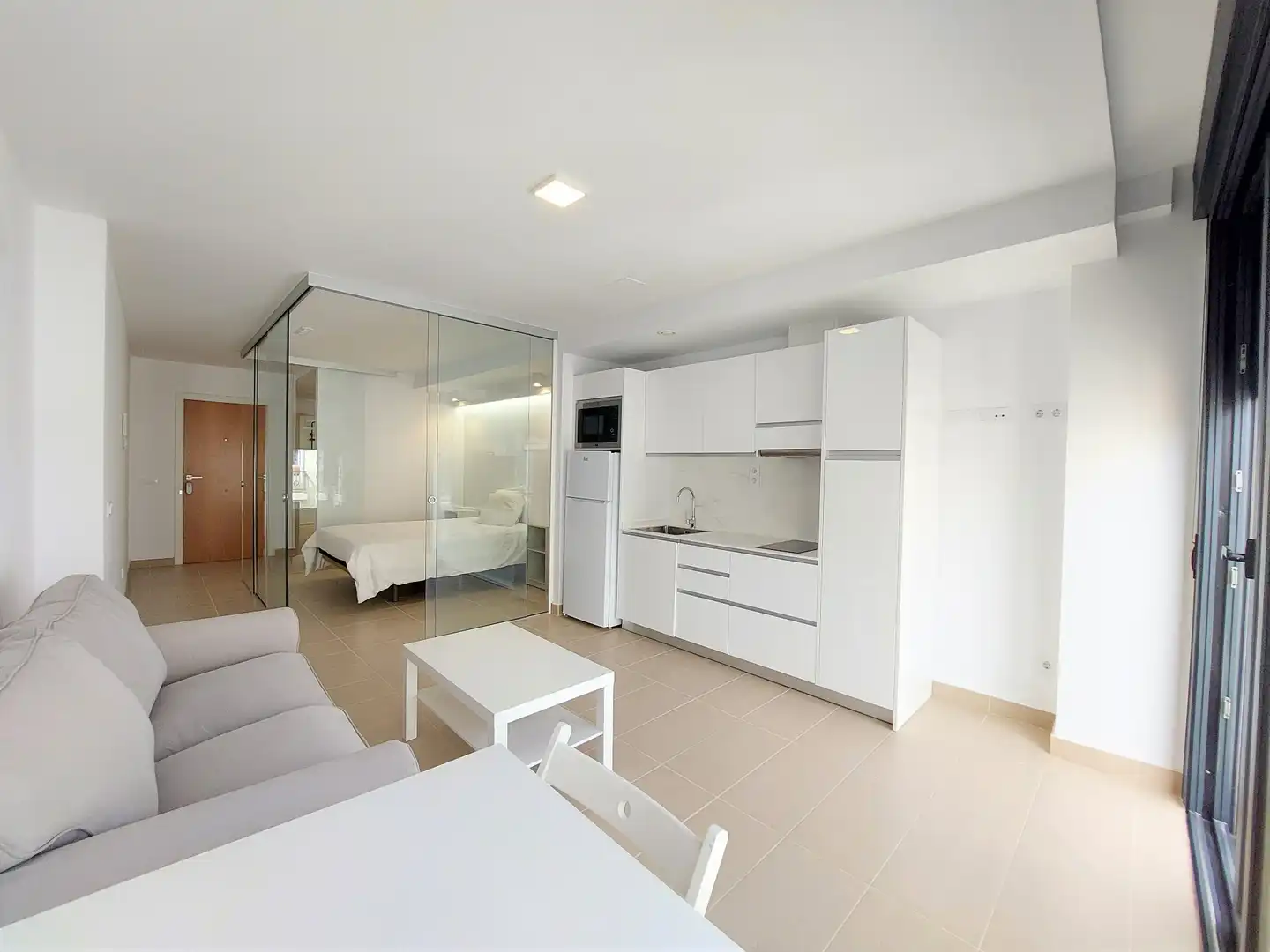 Kitchen of Study for rent in Las Palmas de Gran Canaria  with Furnished and Microwave