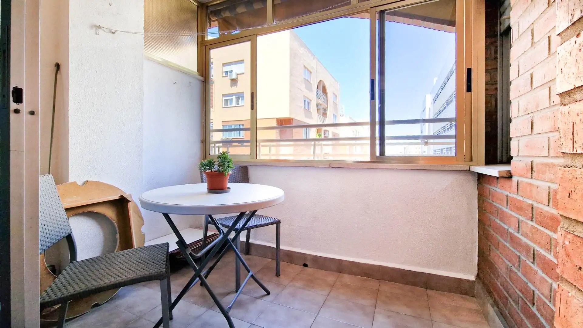 Terrasse von Wohnung zur Miete in Badajoz mit Möbliert und Balkon