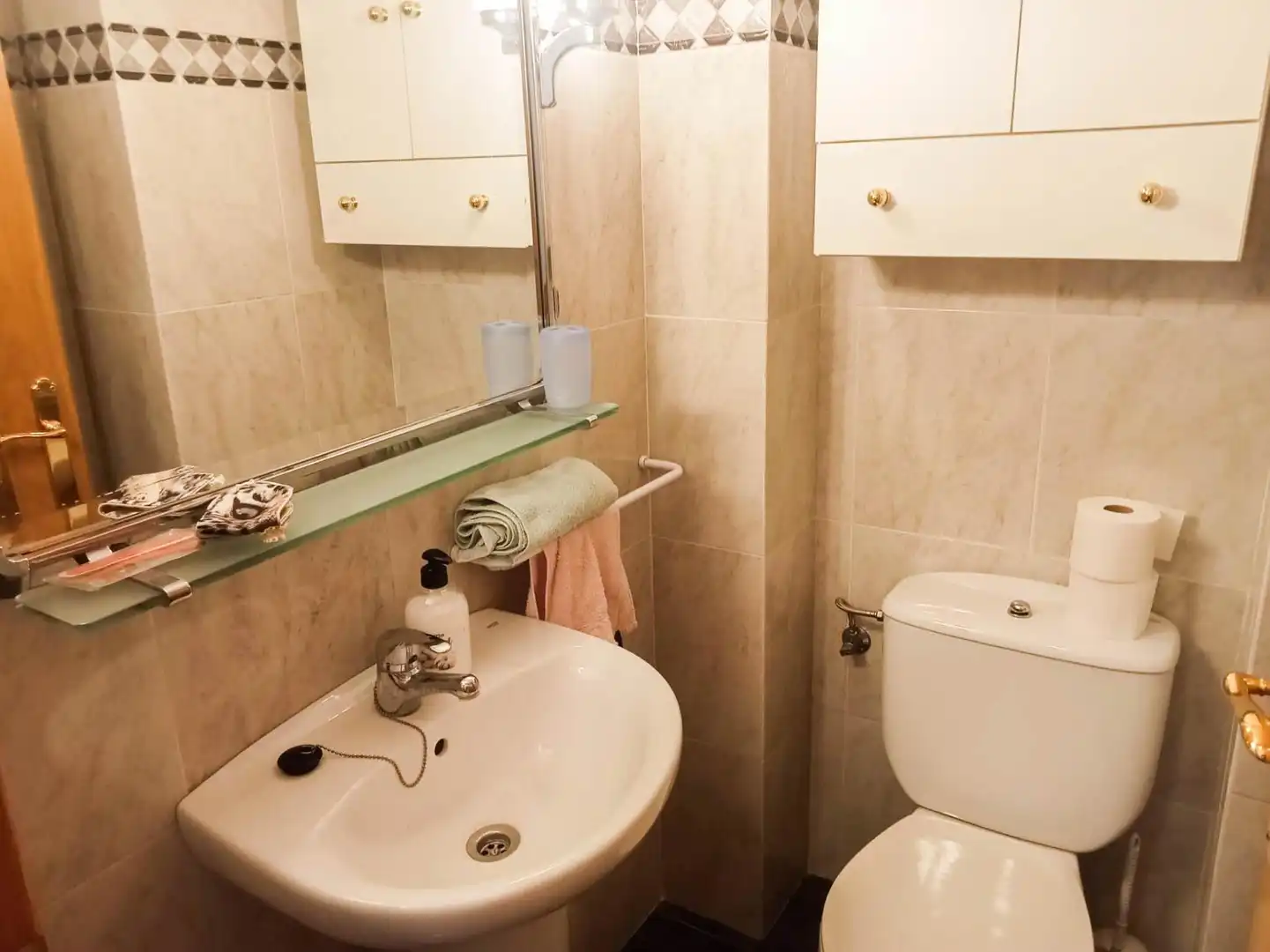 Bathroom of Flat for sale in Cunit  with Air Conditioner, Terrace and Community pool
