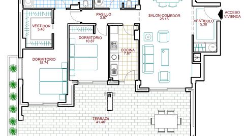 Foto 2 de Apartamento en venta en Isla del Fraile, Águilas