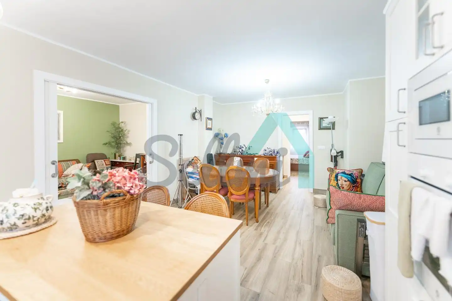 Dining room of Flat for rent in Gijón   with Furnished