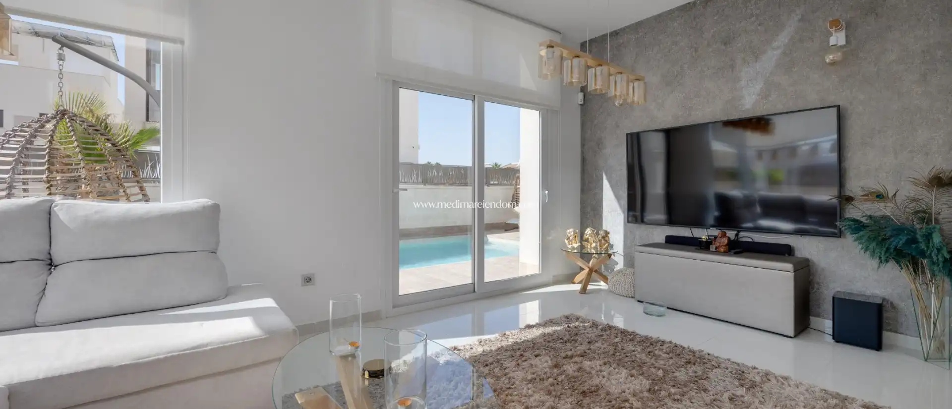 Sala d'estar de Casa o xalet en venda en Rojales amb Aire condicionat, Calefacció i Jardí privat