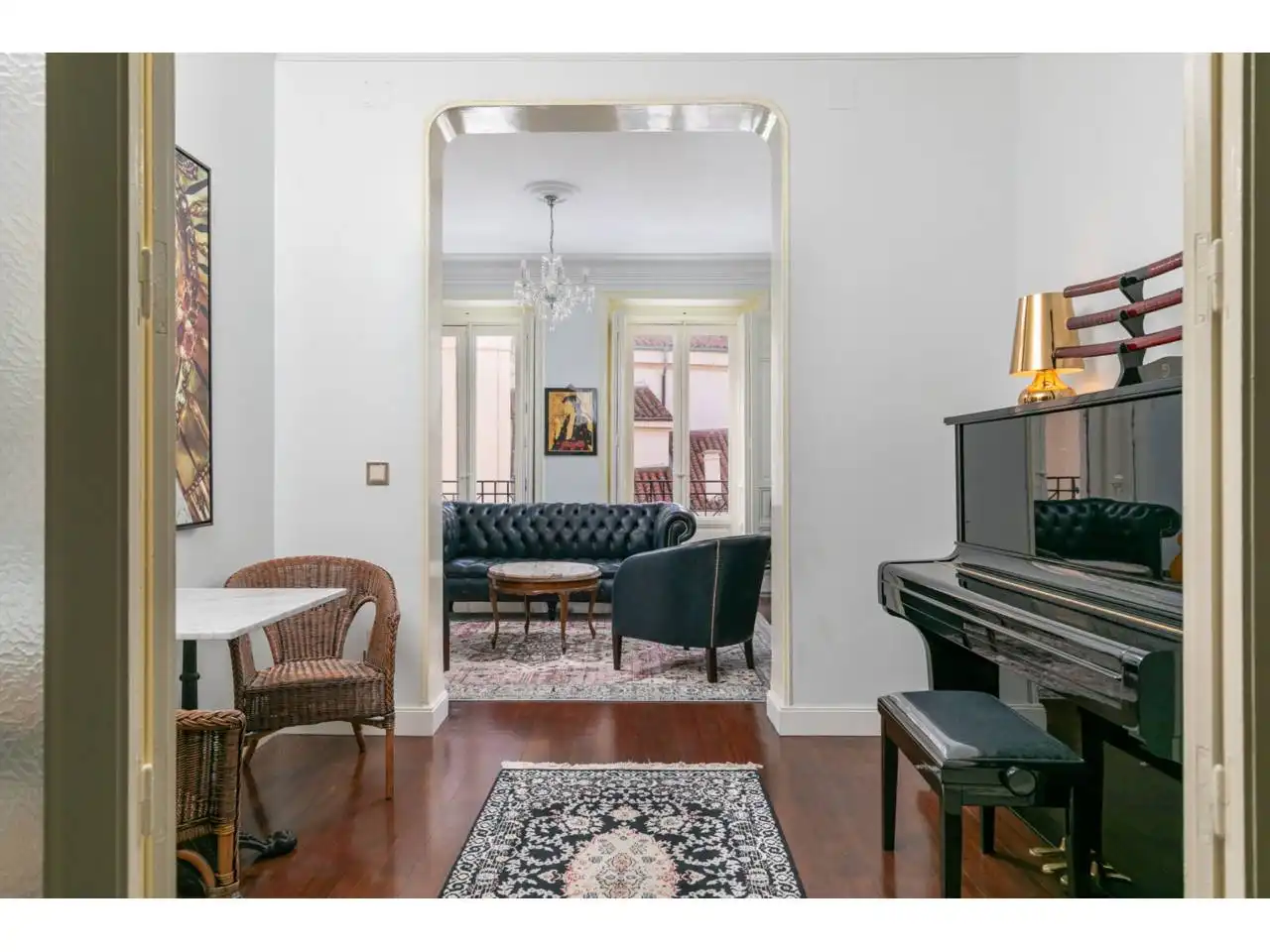 Sala de estar de Piso en venta en Madrid con Aire acondicionado, Calefacción y Balcón