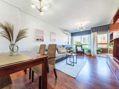 Living room of Flat for sale in Alicante / Alacant  with Air Conditioner, Private garden and Terrace