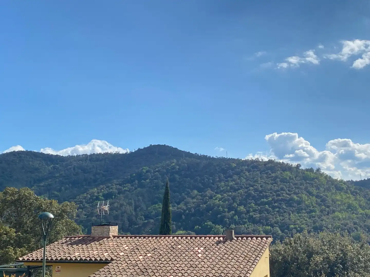 Exterior view of Houses for sale in Sant Martí de Llémena  with Heating, Private garden and Terrace