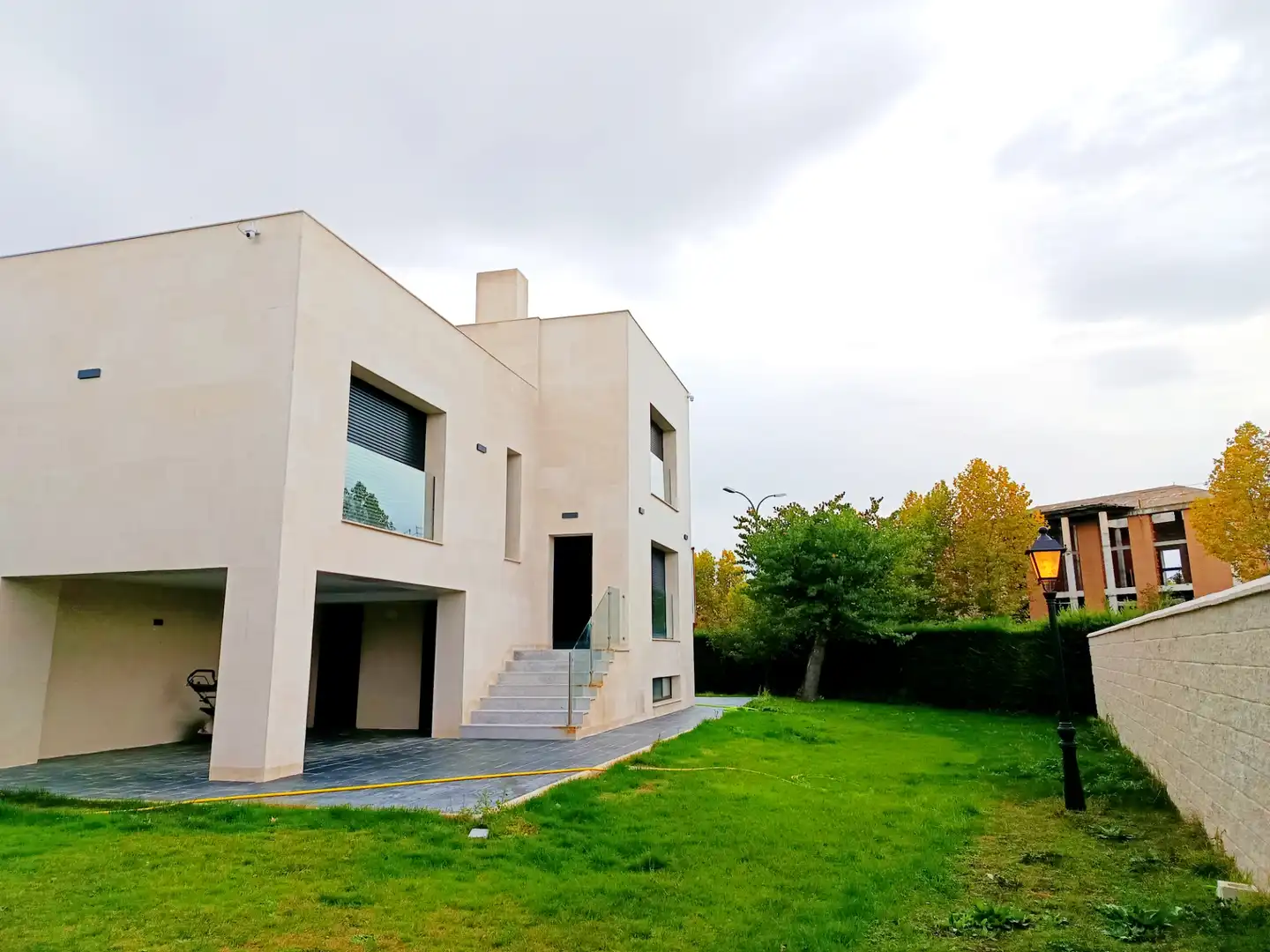 Vista exterior de Casa o chalet en venta en Villamayor con Calefacción, Jardín privado y Terraza