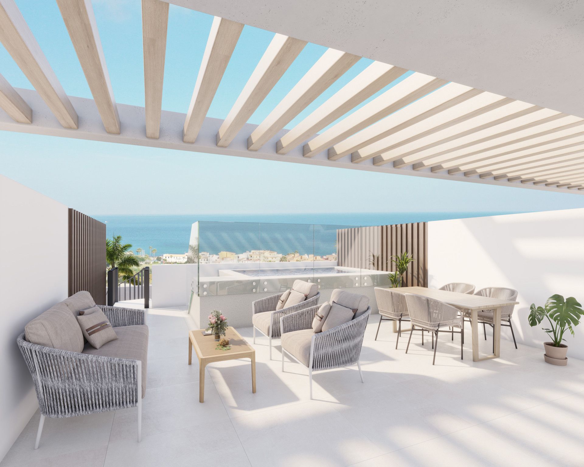 Terrace of Apartment for sale in Manilva  with Air Conditioner, Terrace and Storage room