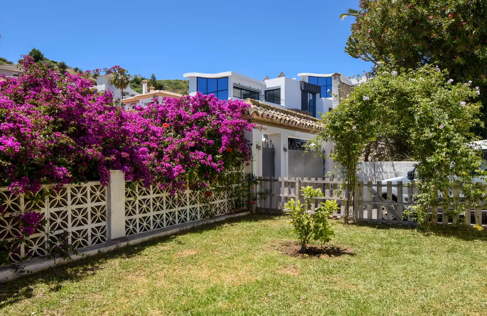 Jardí de Casa o xalet en venda en Mijas amb Aire condicionat, Jardí privat i Terrassa