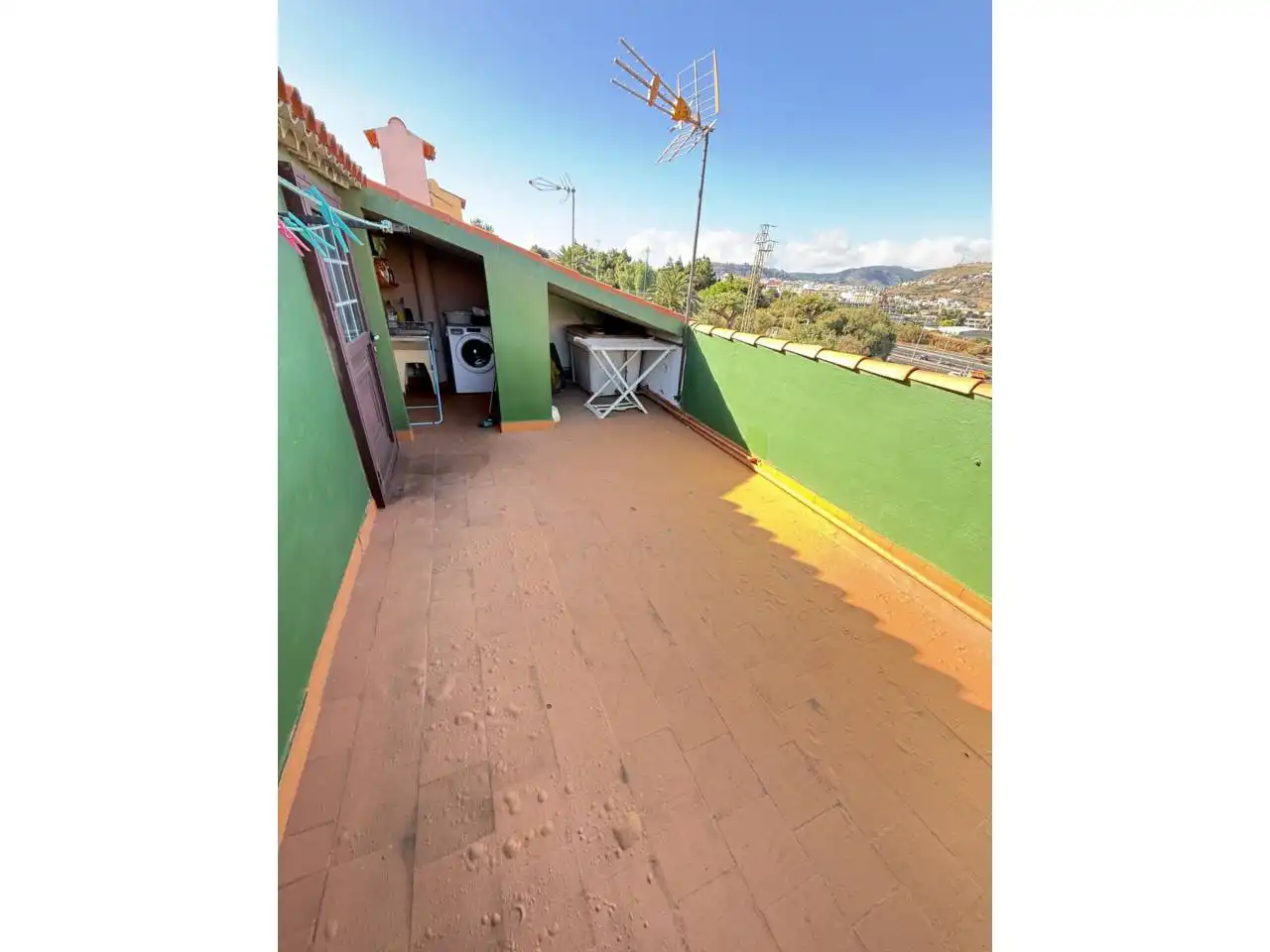 Terrassa de Casa adosada en venda en San Cristóbal de la Laguna amb Jardí privat, Parquet i Terrassa