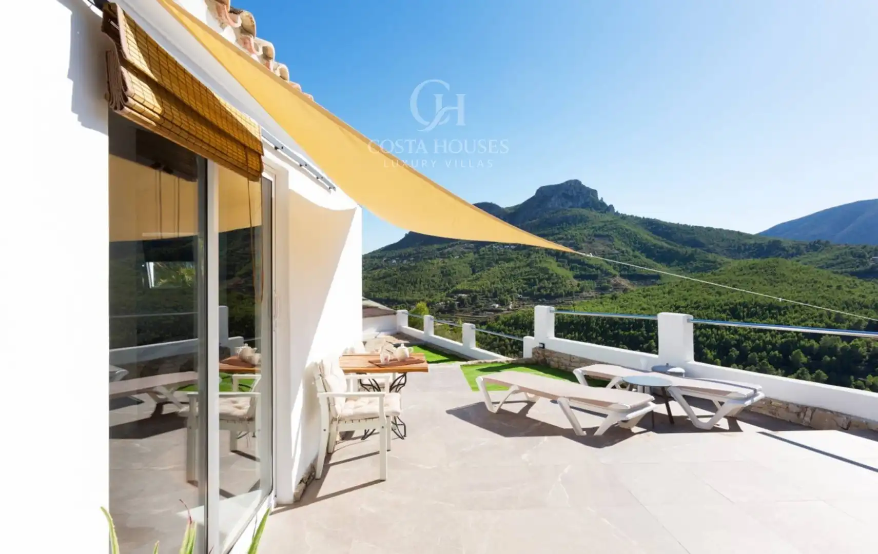 Terraza de Casa o chalet en venta en Benissa con Aire acondicionado, Calefacción y Jardín privado