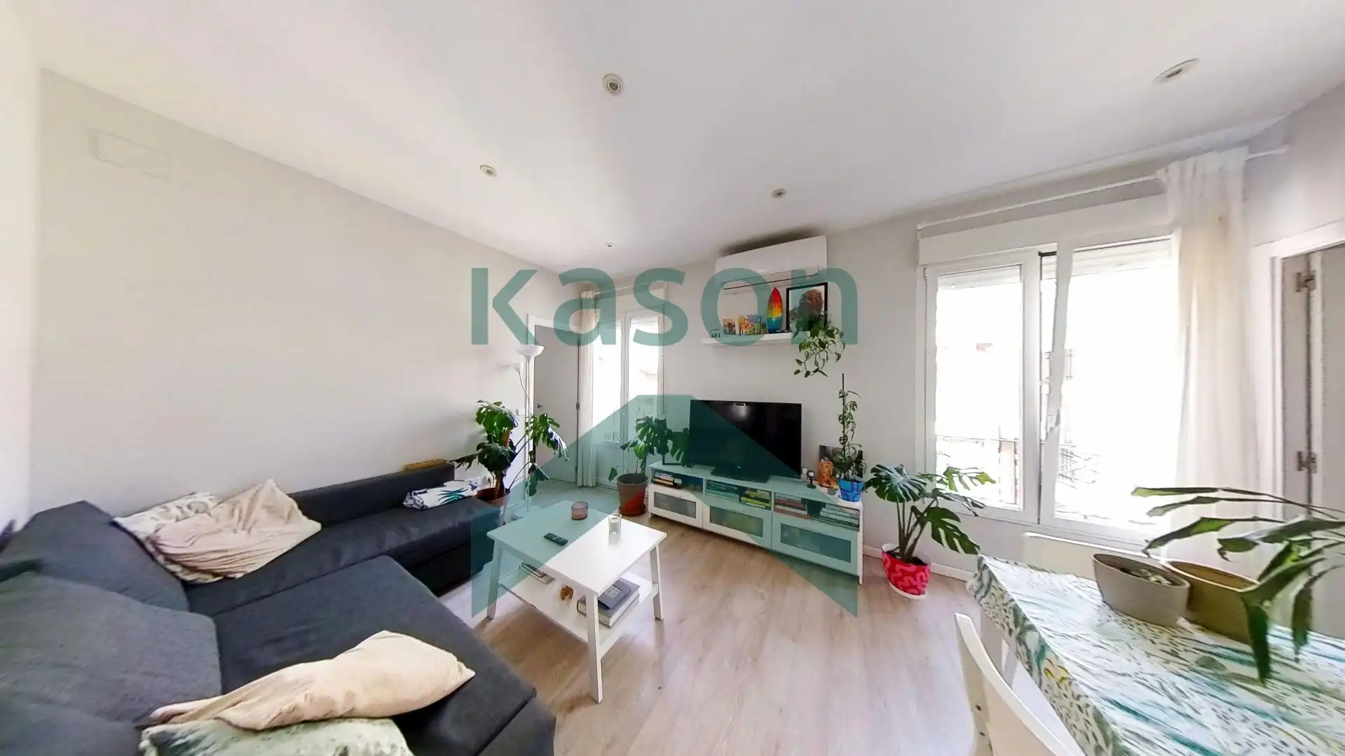 Sala de estar de Piso en venta en  Madrid Capital con Aire acondicionado y Calefacción