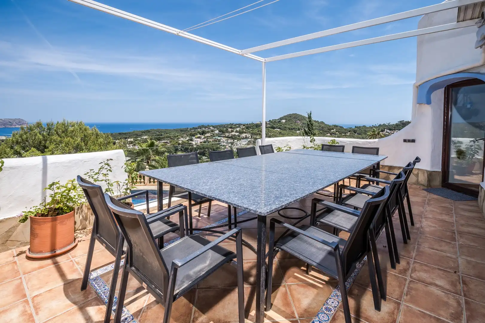 Terraza de Casa o chalet en venta en Jávea / Xàbia con Aire acondicionado, Calefacción y Jardín privado
