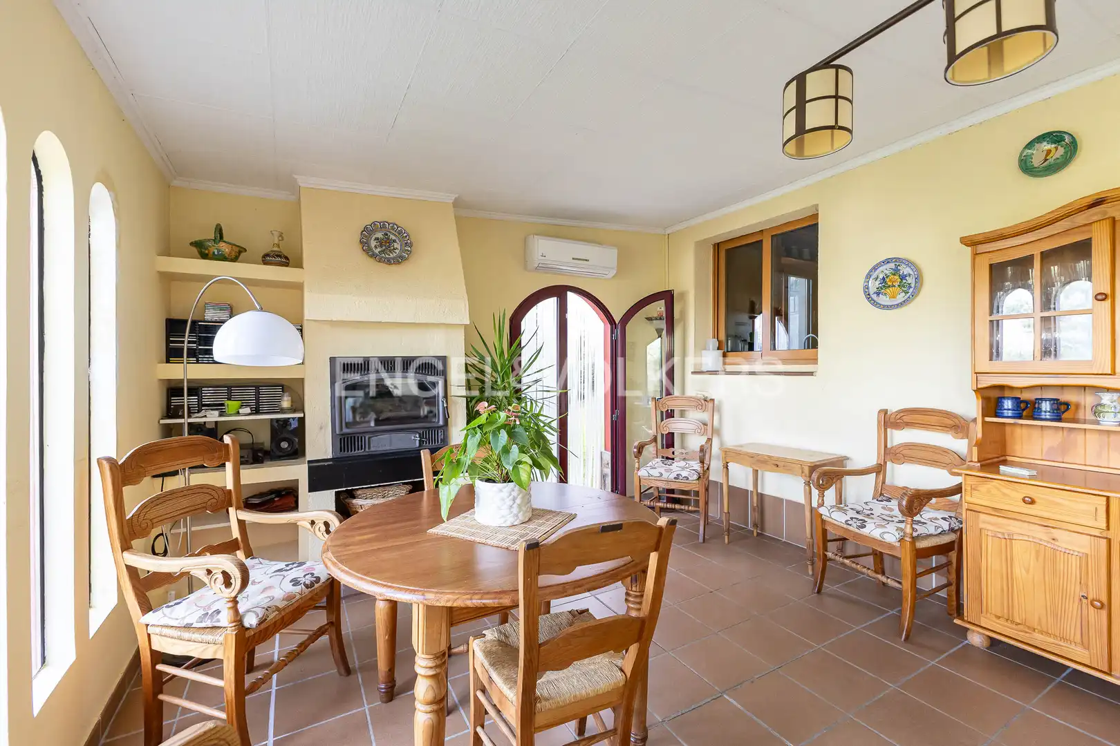 Dining room of Houses for sale in El Casar  with Air Conditioner, Heating and Private garden
