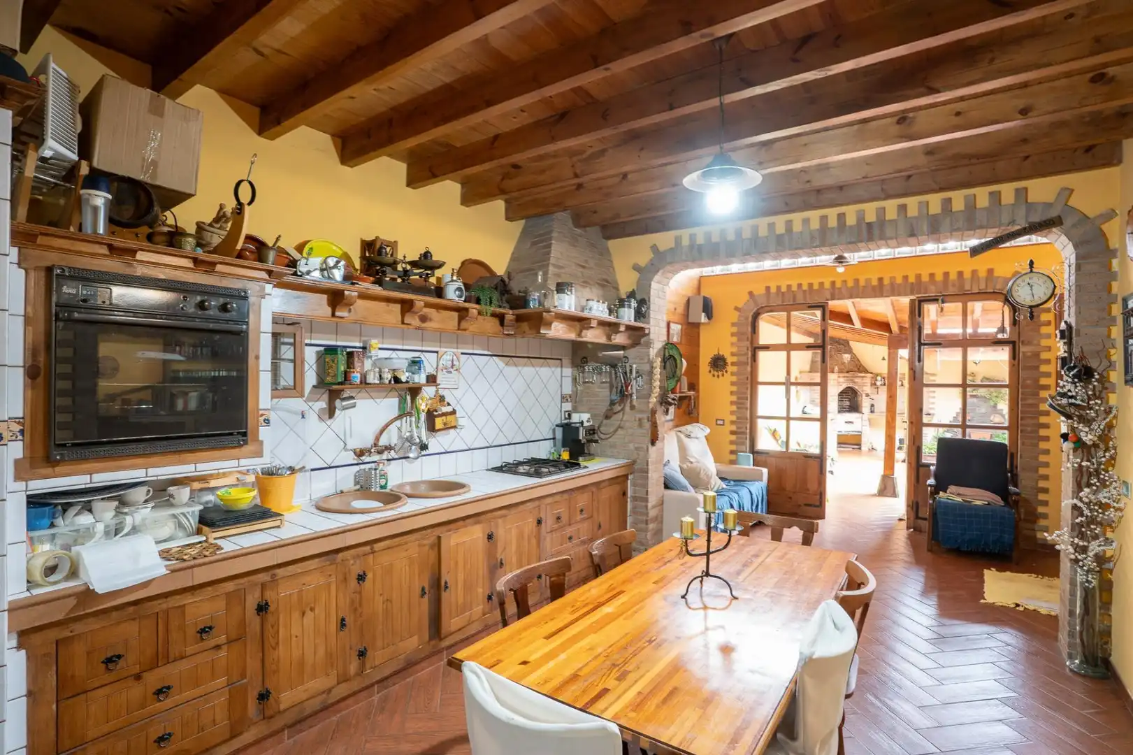 Kitchen of Houses for sale in San Cristóbal de la Laguna  with Terrace, Storage room and Furnished