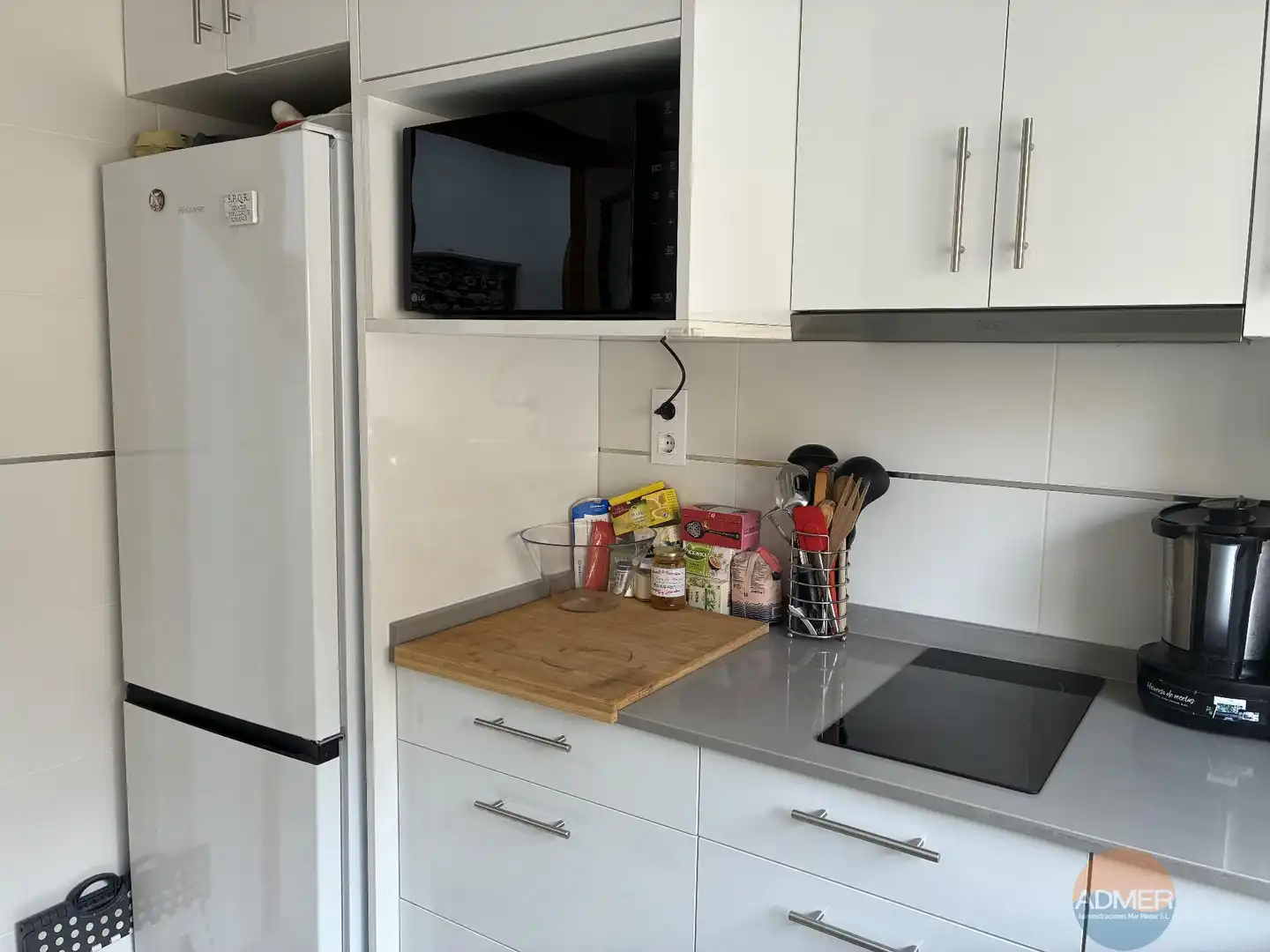 Kitchen of Flat for sale in San Javier  with Air Conditioner, Storage room and Furnished