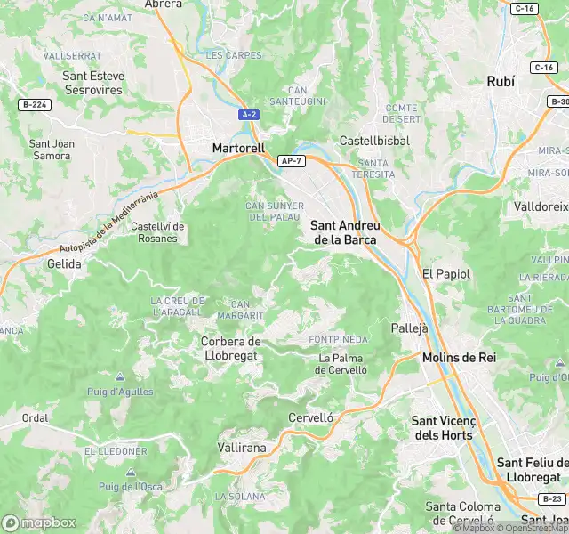 Vista exterior de Piso en venta en Corbera de Llobregat