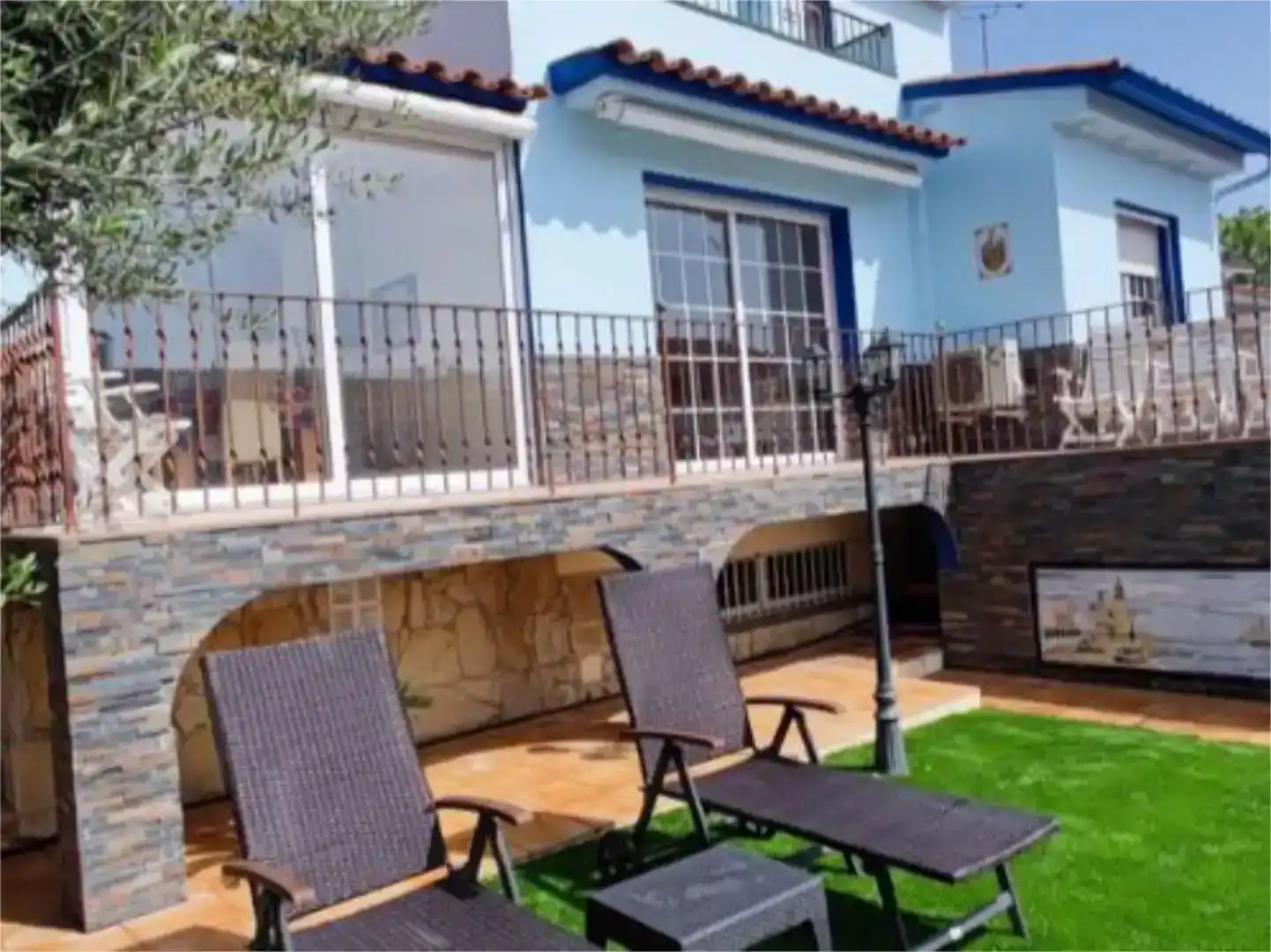 Terrassa de Casa o xalet en venda en Sitges amb Aire condicionat, Piscina i Balcó