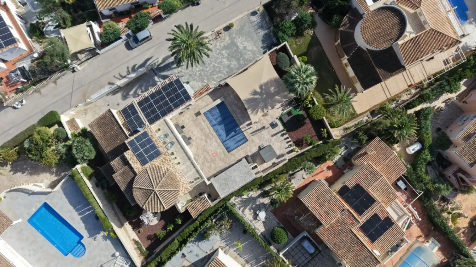 Exterior view of Houses for sale in Moraira  with Air Conditioner, Heating and Private garden