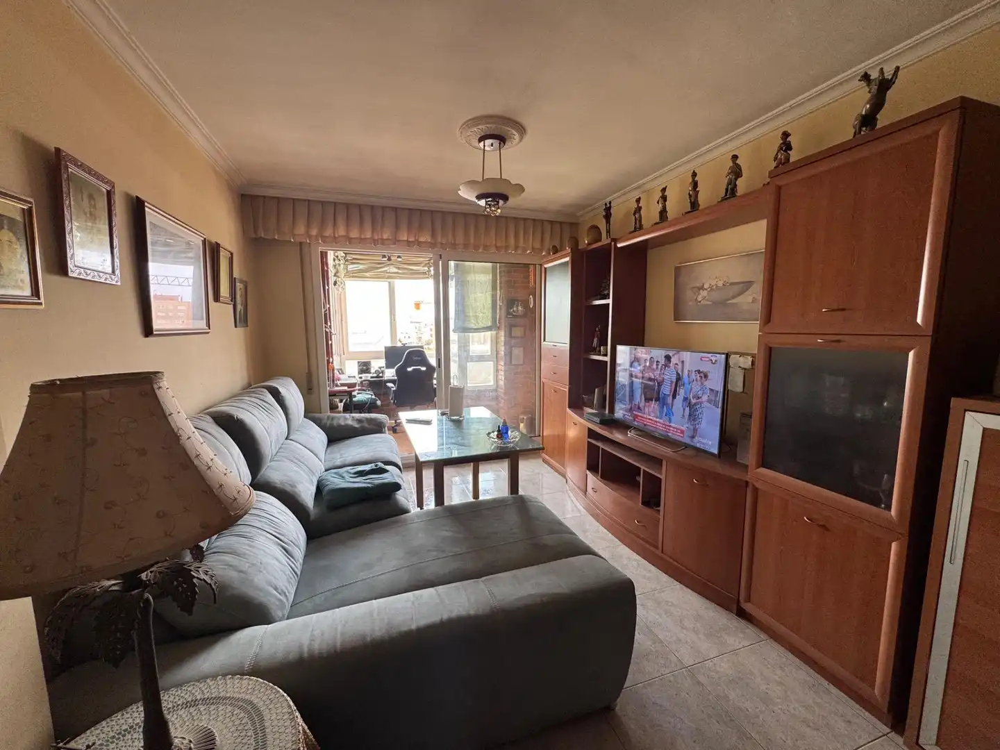 Living room of Flat for sale in Almería  with Heating, Furnished and Balcony