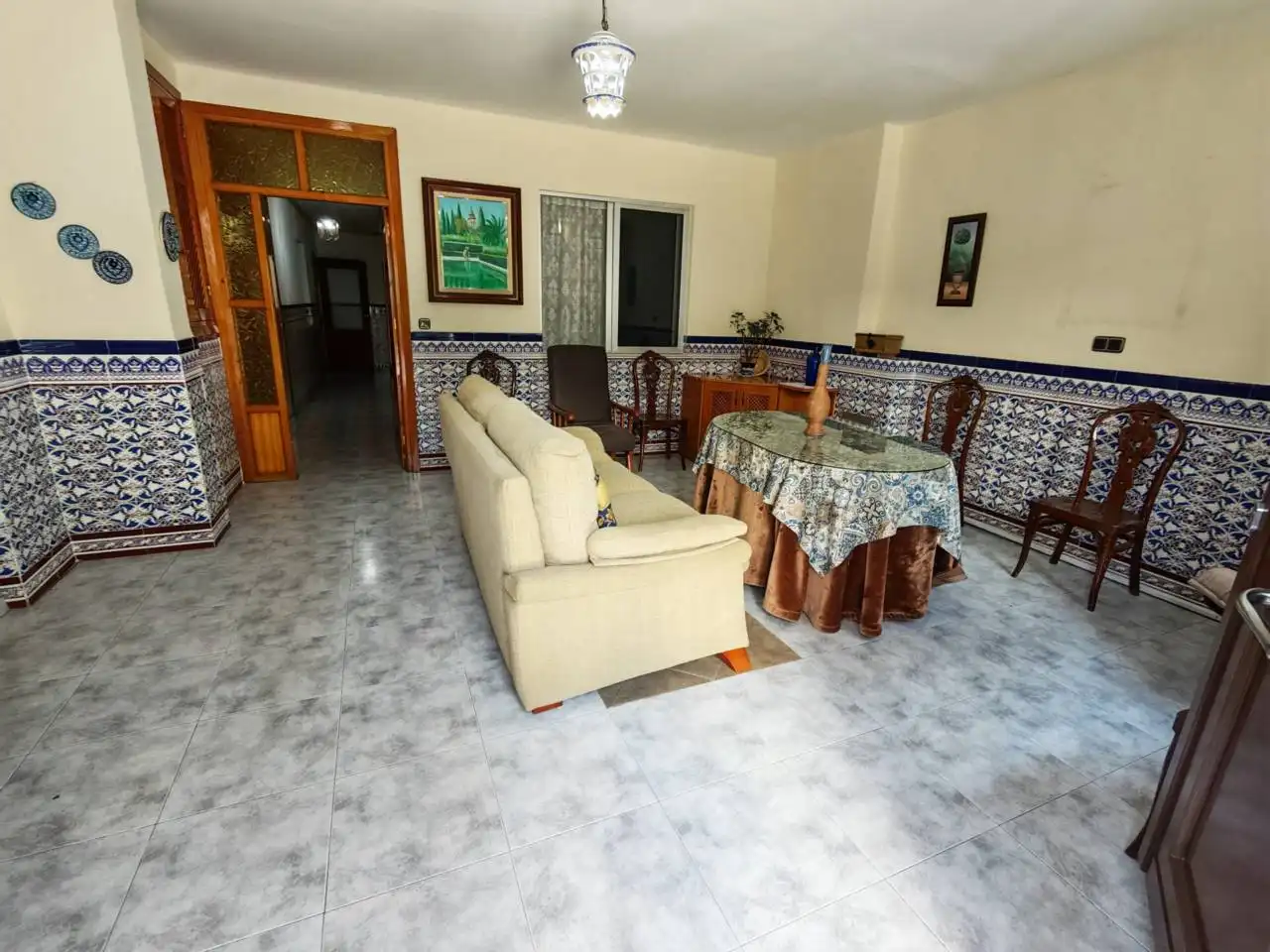 Wohnzimmer von Wohnung zum Verkauf in Huétor Tájar mit Privatgarten