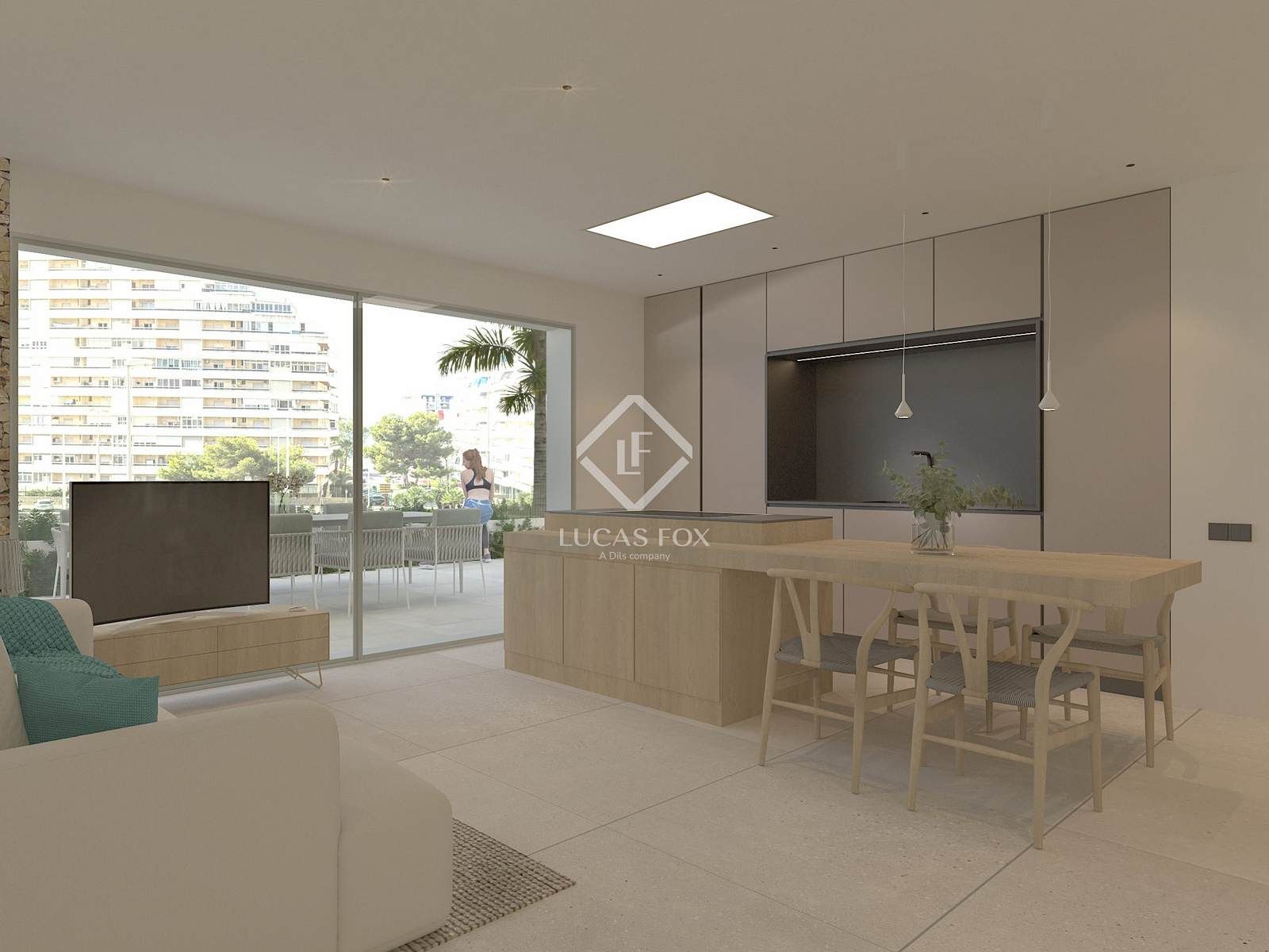 Kitchen of Flat for sale in Cullera  with Air Conditioner, Terrace and Swimming Pool