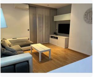 Living room of Flat to rent in  Valencia Capital  with Air Conditioner, Parquet flooring and Terrace