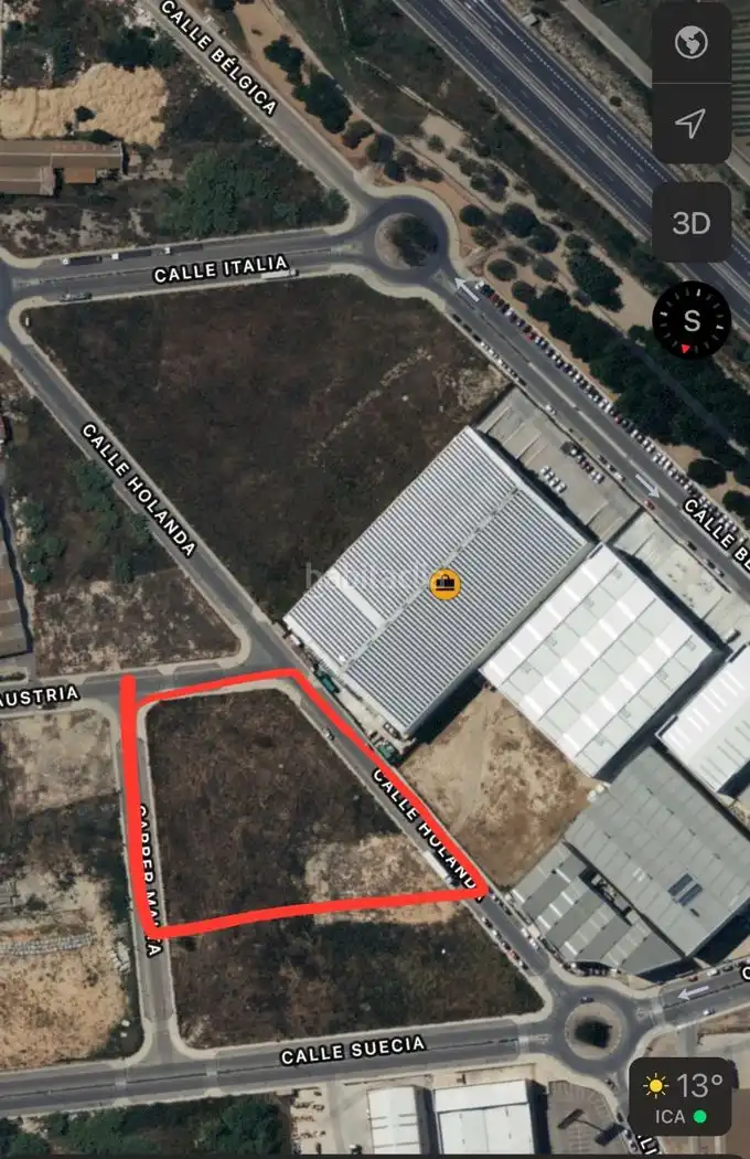 Terreno industrial en venta en Partida Olivarons 6A