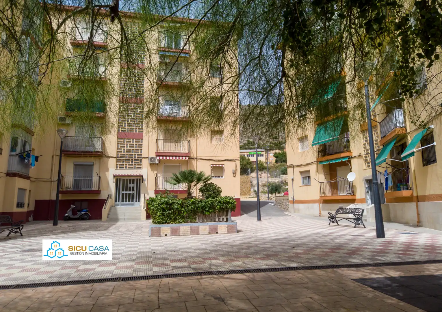 Exterior view of Flat for rent in Jijona / Xixona  with Heating, Furnished and Oven