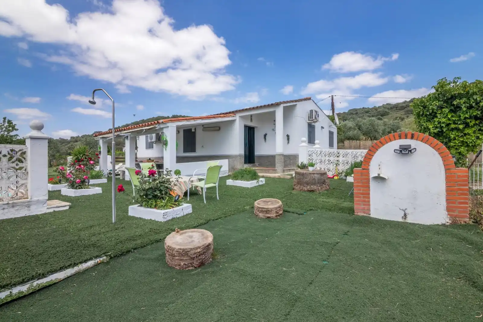 Jardín de Casa o chalet en venta en Aroche con Aire acondicionado, Jardín privado y Terraza