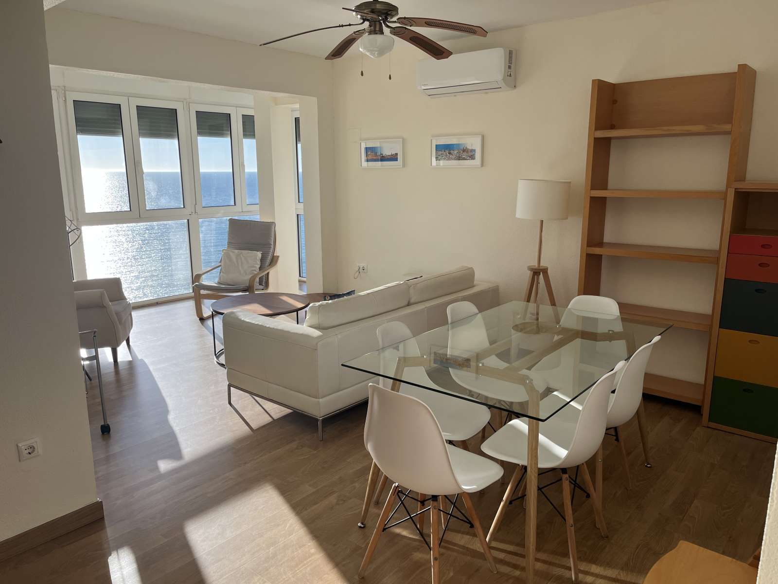 Sala d'estar de Apartament per a compartir en  Cádiz Capital amb Aire condicionat, Calefacció i Terrassa