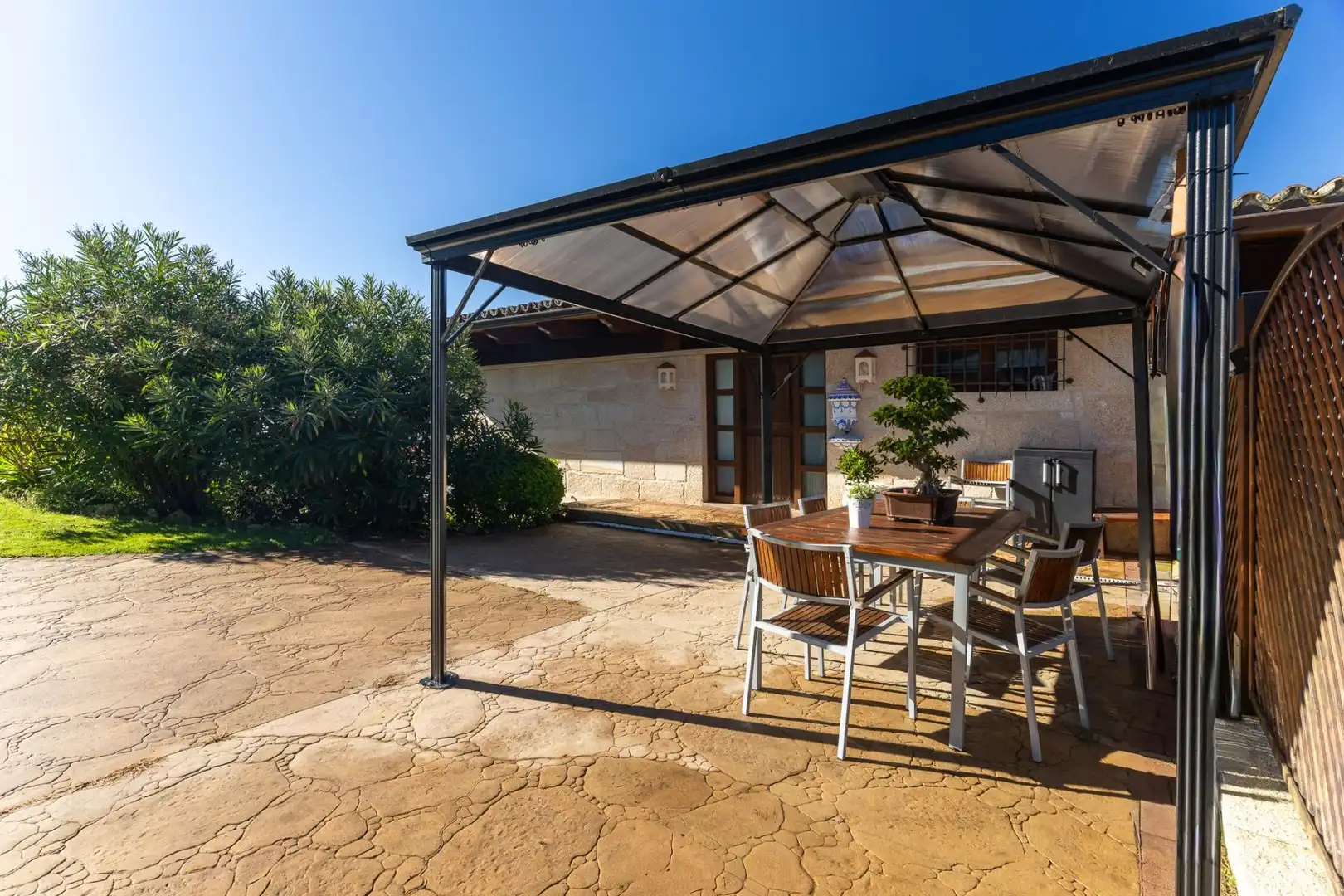 Terraza de Casa o chalet en venta en A Cañiza   con Calefacción, Jardín privado y Terraza