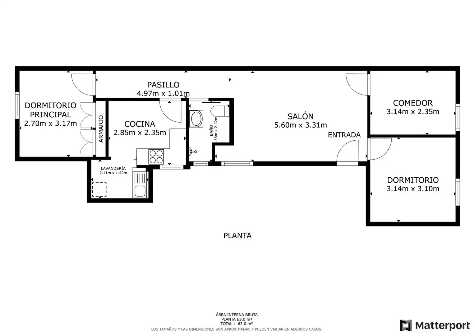 Wohnung zum Verkauf in León Capital  mit Heizung, Privatgarten und Abstellraum