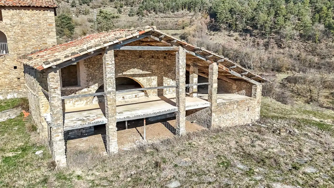 Vista exterior de Finca rústica en venta en Les Llosses con Jardín privado