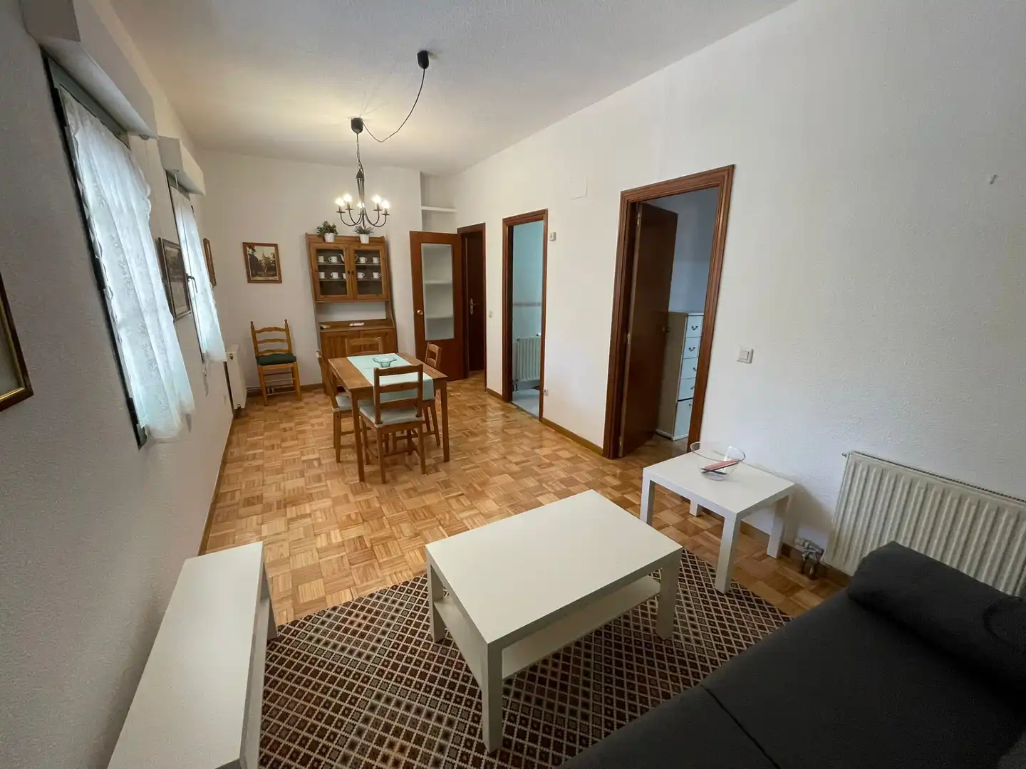 Sala de estar de Piso de alquiler en Alcalá de Henares con Calefacción, Parquet y Amueblado