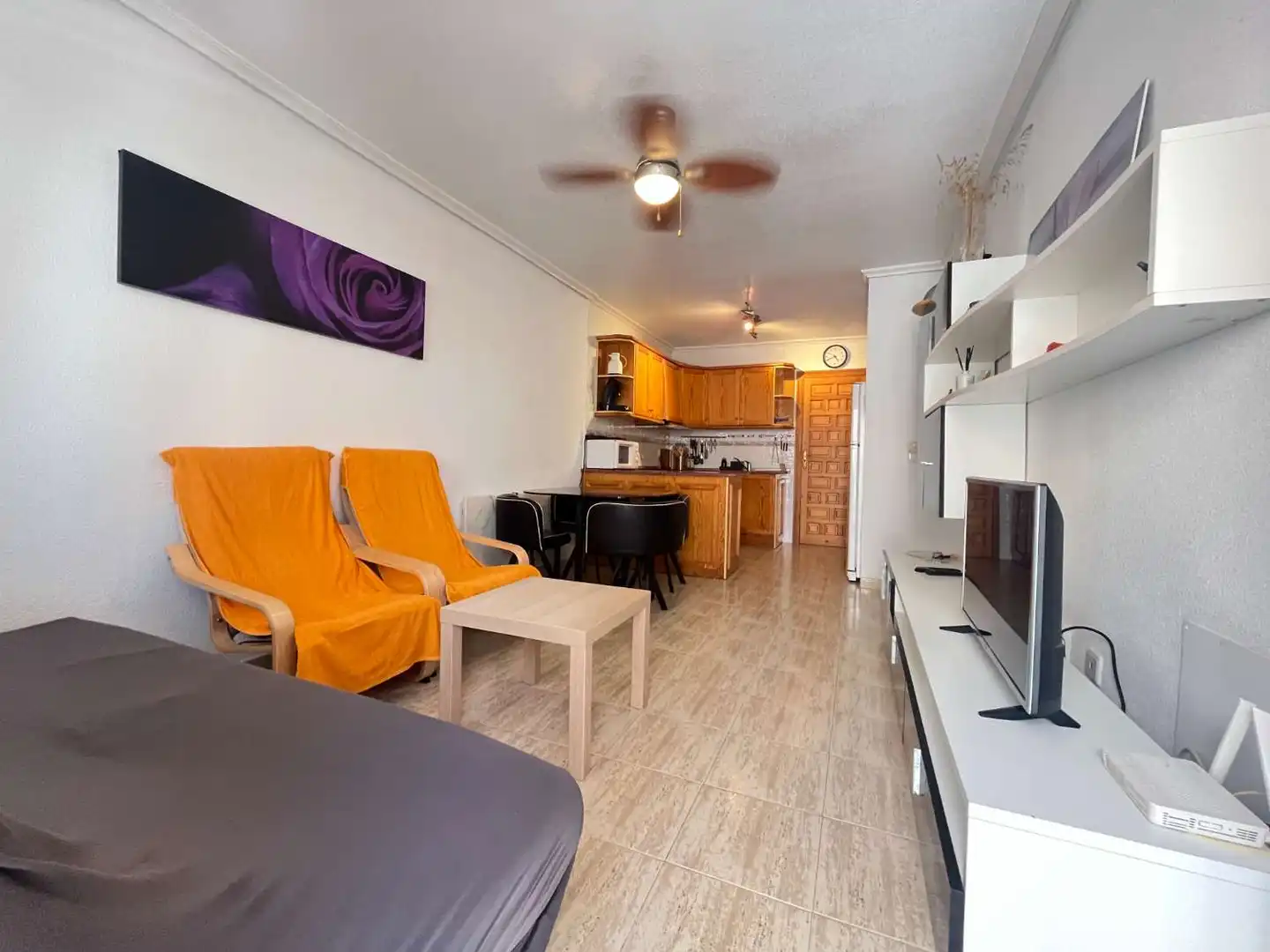 Sala de estar de Apartamento en venta en Orihuela con Aire acondicionado, Terraza y Piscina