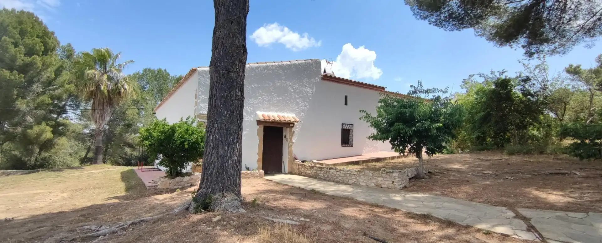 Vista exterior de Finca rústica en venda en El Catllar  amb Calefacció, Jardí privat i Piscina