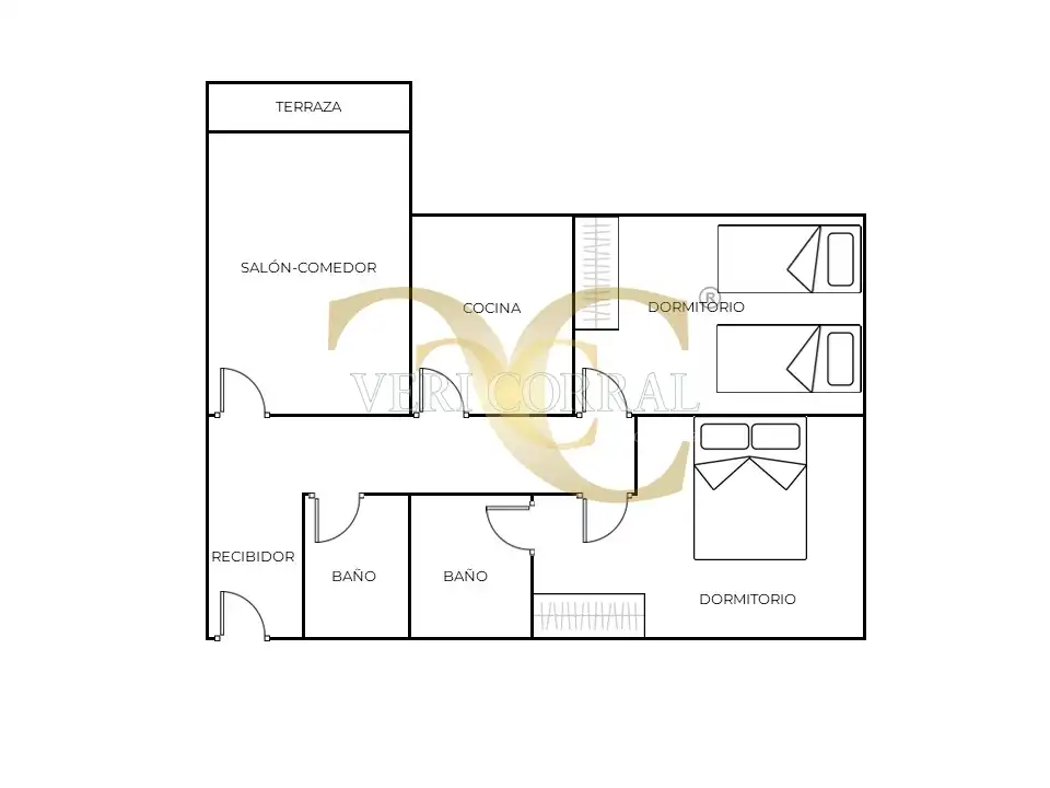 Piso en venta en Llanes con Calefacción, Terraza y Amueblado