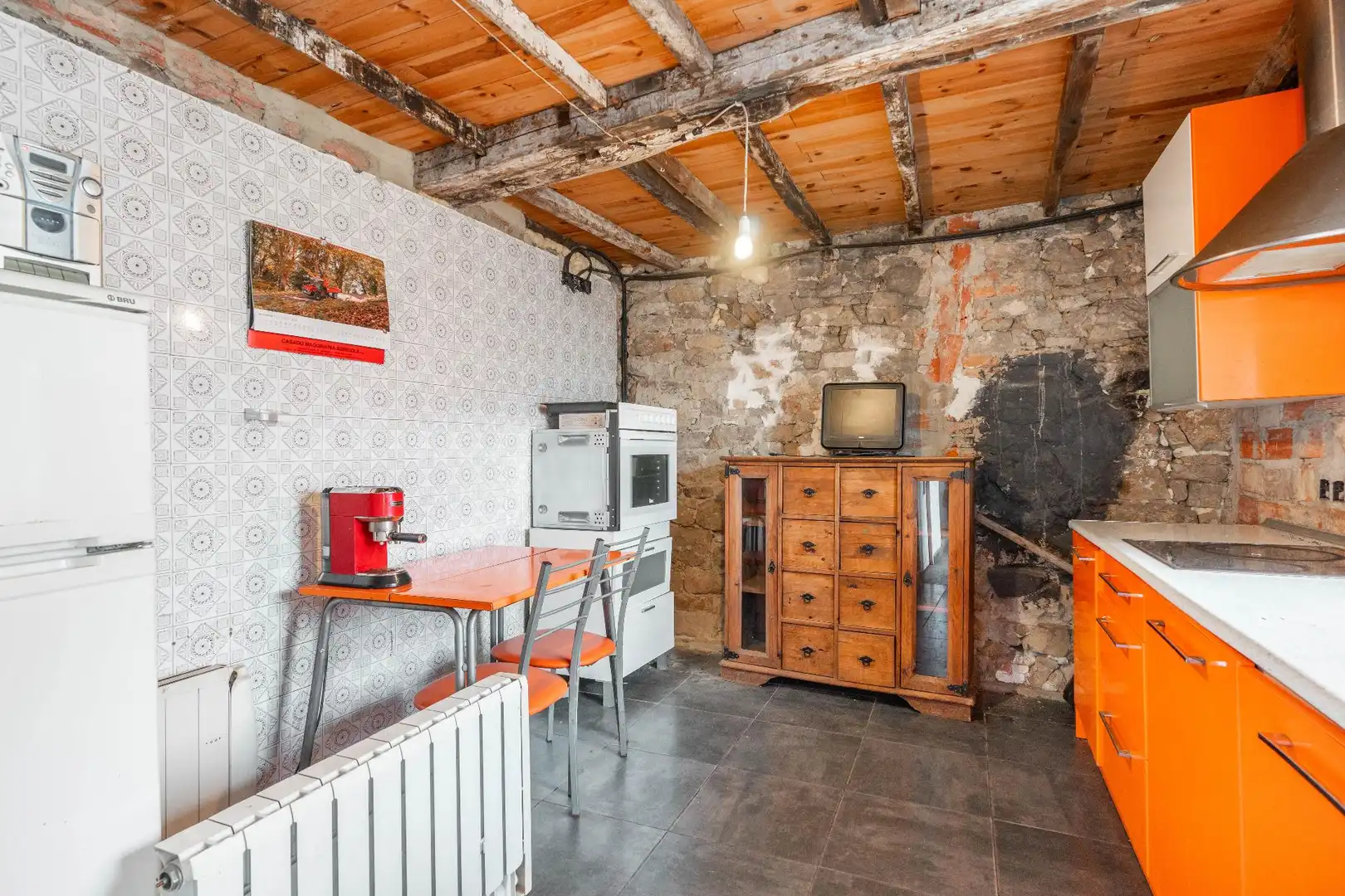 Cocina de Finca rústica en venta en Mieres (Asturias) con Terraza