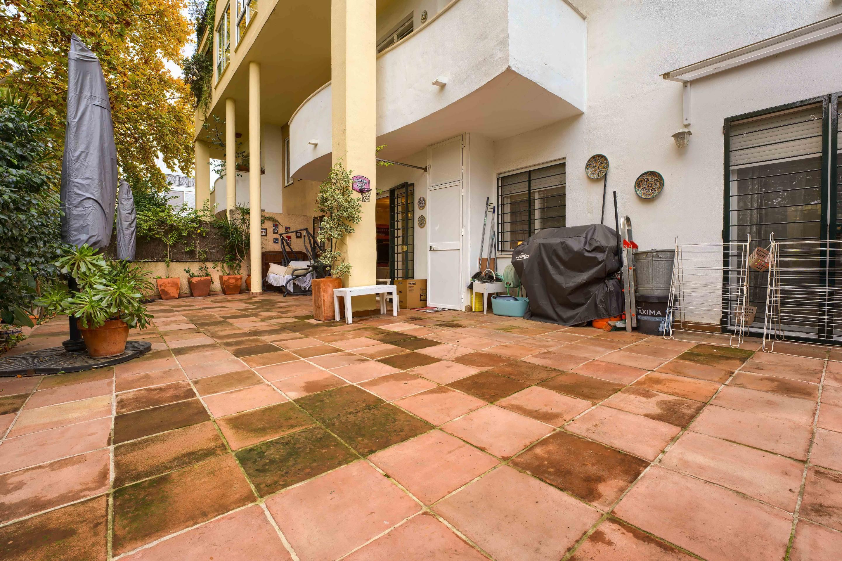 Terrace of Apartment for sale in Mairena del Aljarafe  with Air Conditioner, Heating and Private garden