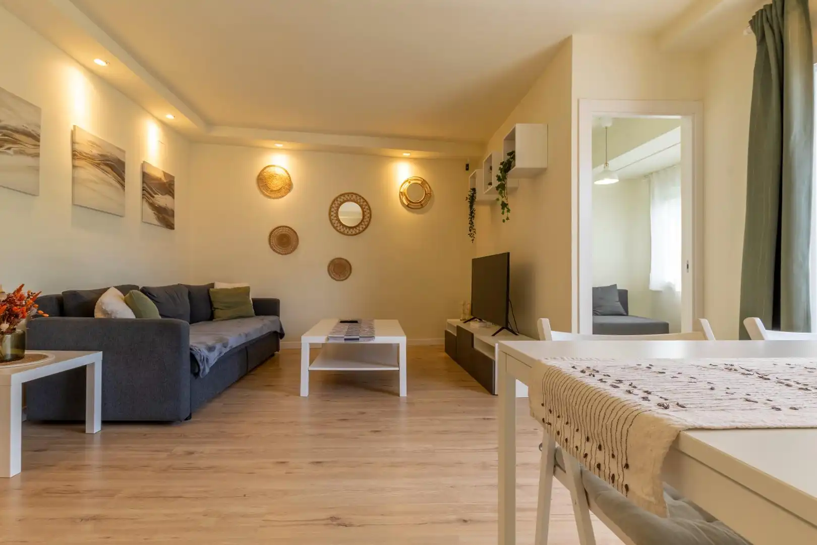 Sala de estar de Piso en venta en Sitges con Aire acondicionado, Calefacción y Trastero