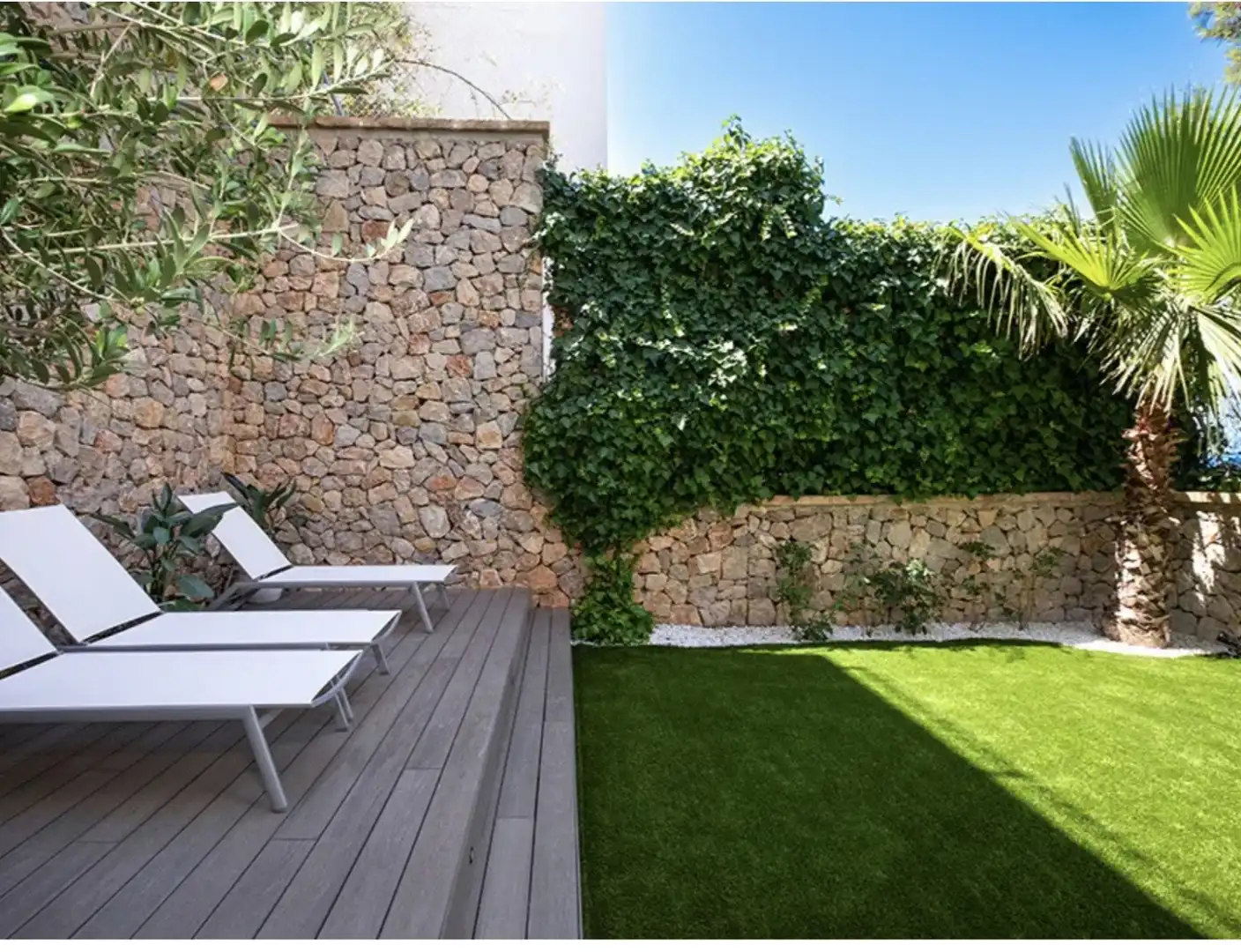 Terrassa de Pis de lloguer en Andratx amb Aire condicionat, Calefacció i Jardí privat