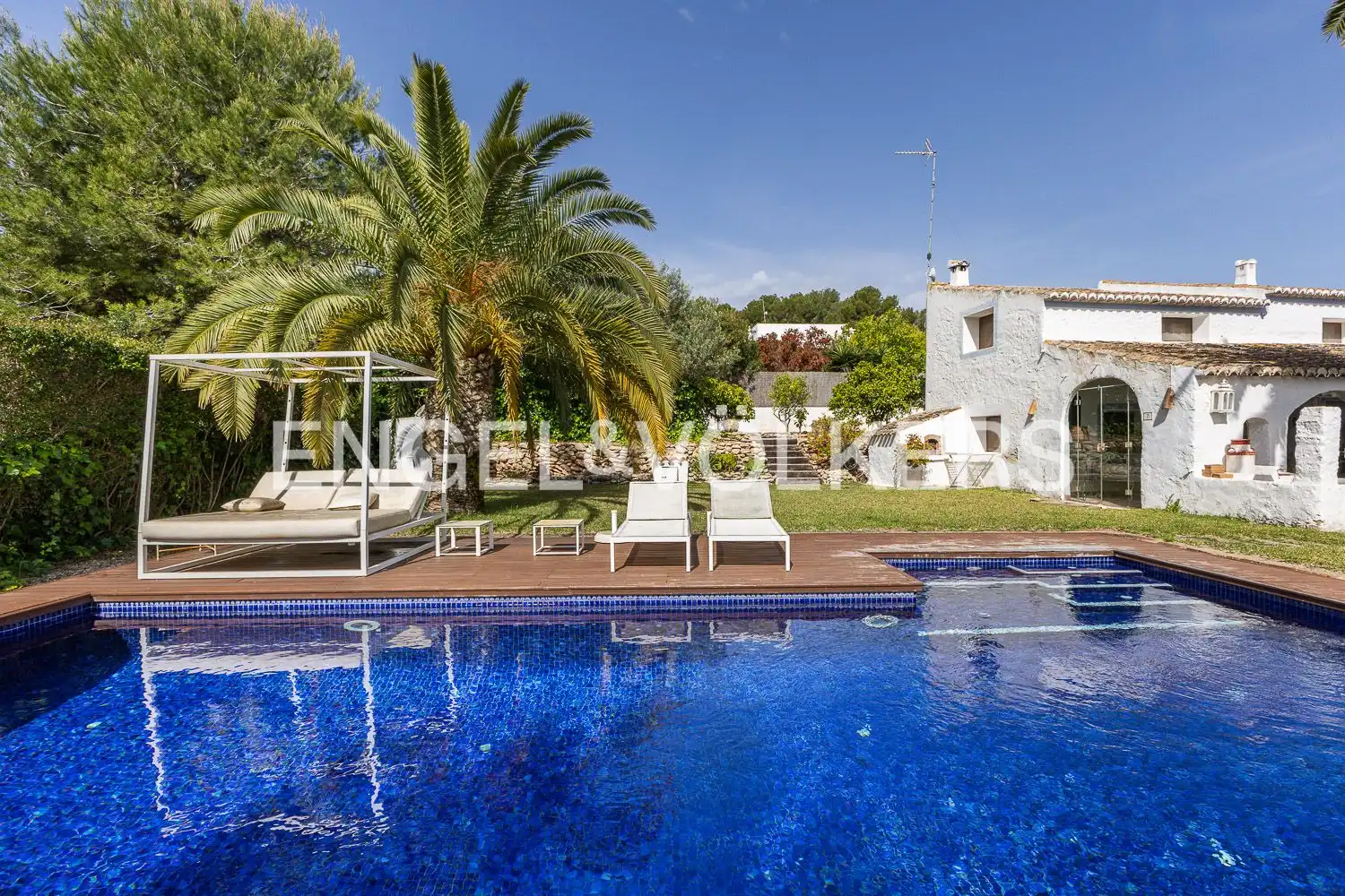 Vista exterior de Casa o chalet de alquiler en Jávea / Xàbia con Aire acondicionado, Calefacción y Terraza