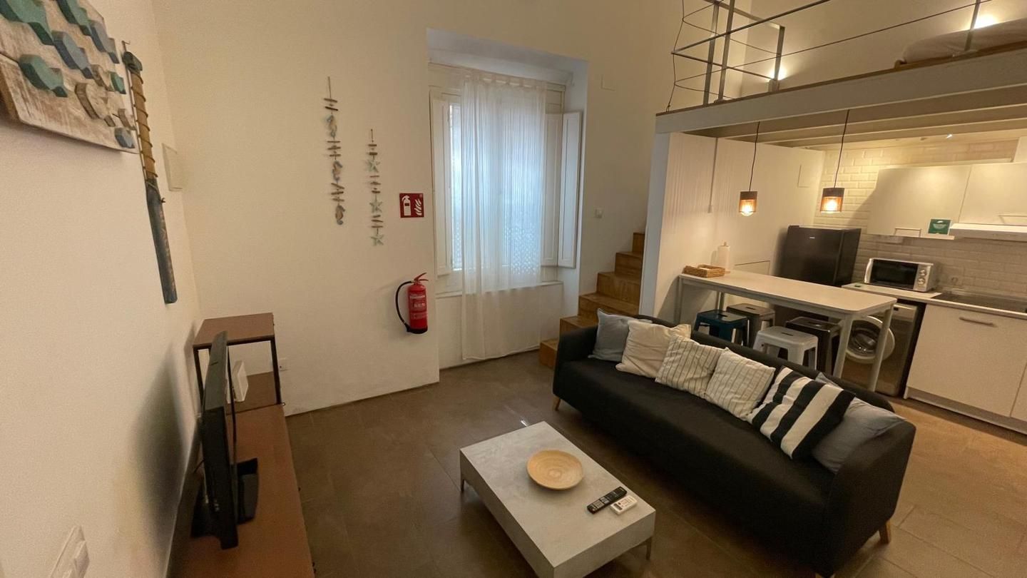 Living room of Apartment for sale in  Cádiz Capital  with Air Conditioner