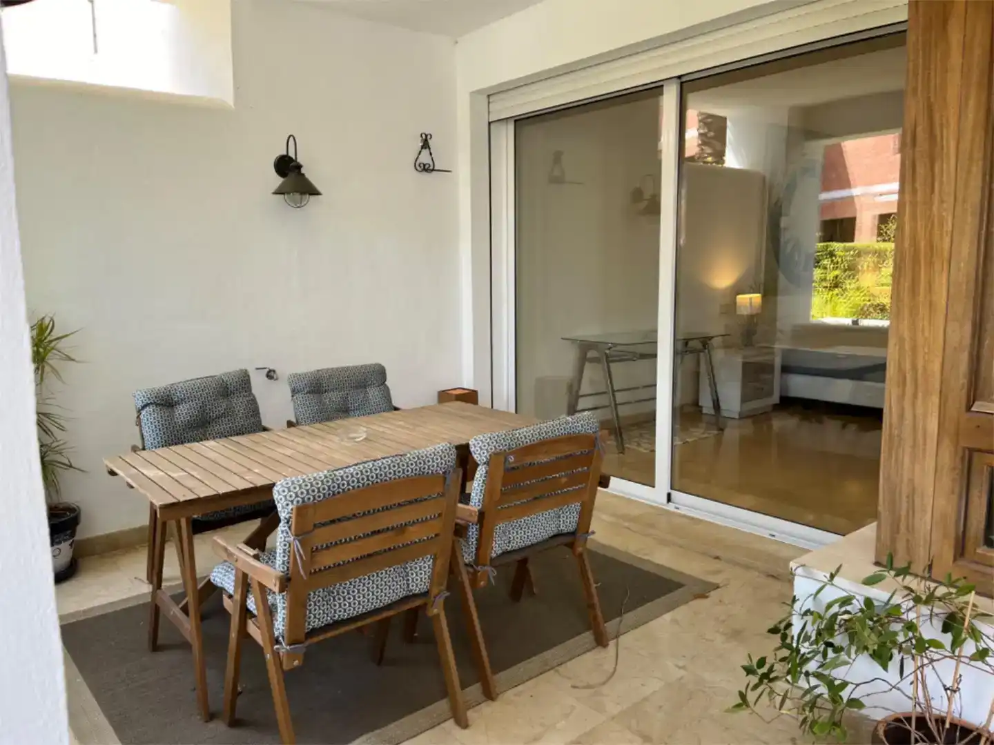 Terrassa de Pis de lloguer en Marbella amb Aire condicionat i Balcó