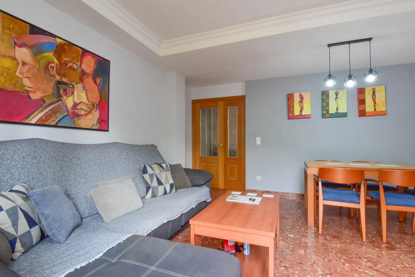 Living room of Duplexes for sale in Catarroja  with Private garden, Terrace and Storage room